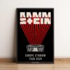 Rammstein Europe Stadium Tour 2024 Poster 2