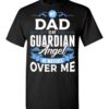 My Dad Watches Over Me T Shirt Front Black S 1