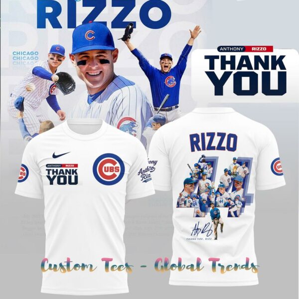 Anthony Rizzo Chicago Cubs 2025 Special Edition Hoodie