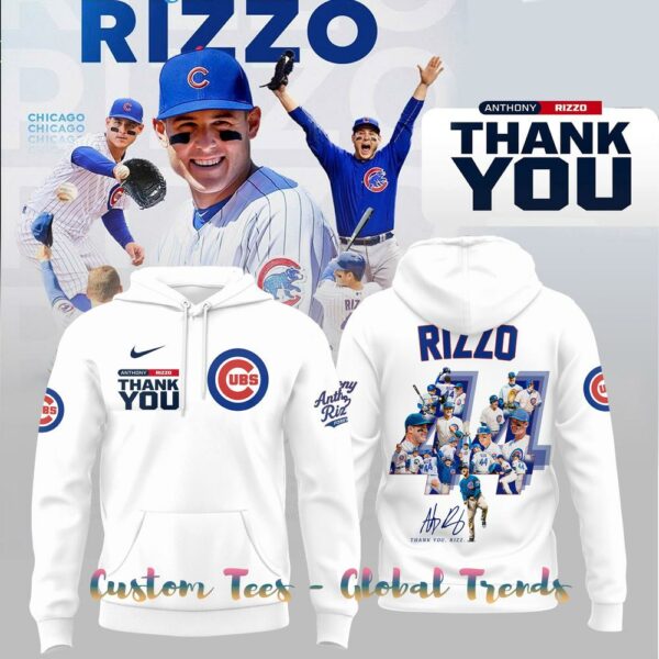Anthony Rizzo Chicago Cubs 2025 Special Edition Hoodie