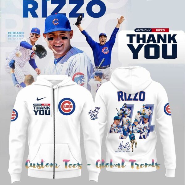 Anthony Rizzo Chicago Cubs 2025 Special Edition Hoodie