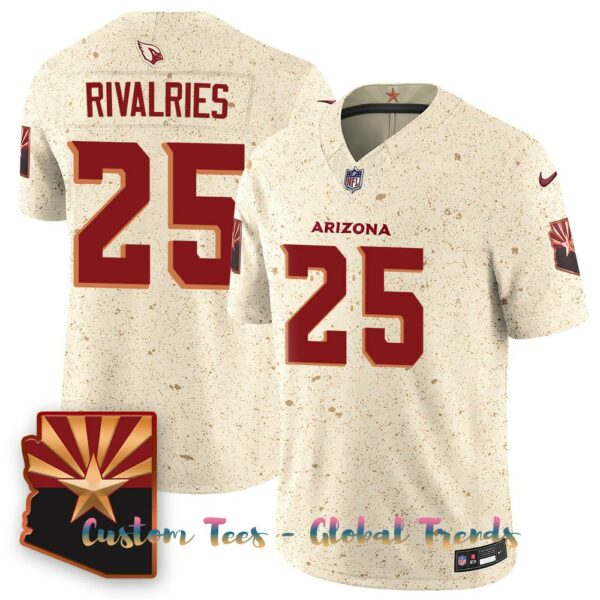 Arizona Cardinals Rivalry Series FUSE Personalized Special Football Jersey