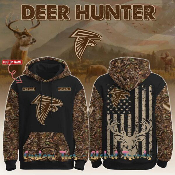 Atlanta Falcons x Deer Hunting 2025 Special Edition Hoodie