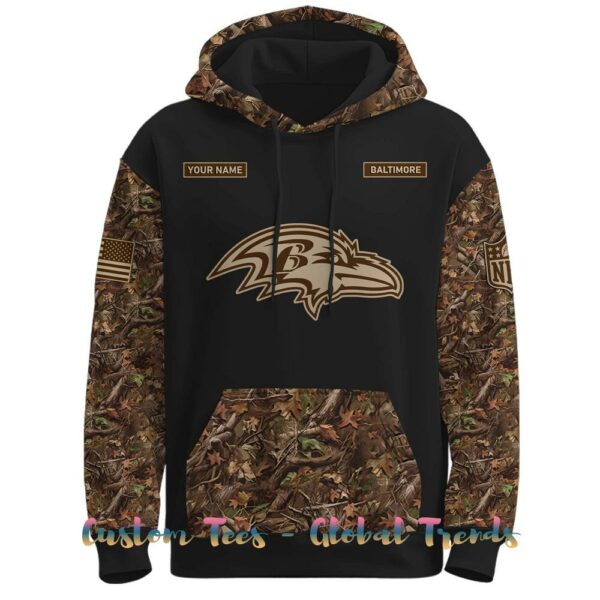 Baltimore Ravens x Deer Hunting 2025 Special Edition Hoodie
