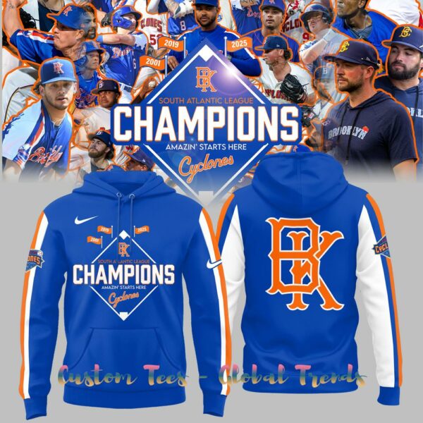 Brooklyn Cyclones South Atlantic League Champions 2025 Special Edition Shirt Collection
