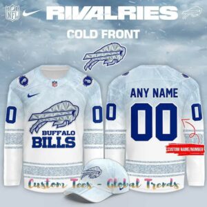 Buffalo Bills Rivalries Cold Front 2025 Personalized Special Hockey Jersey