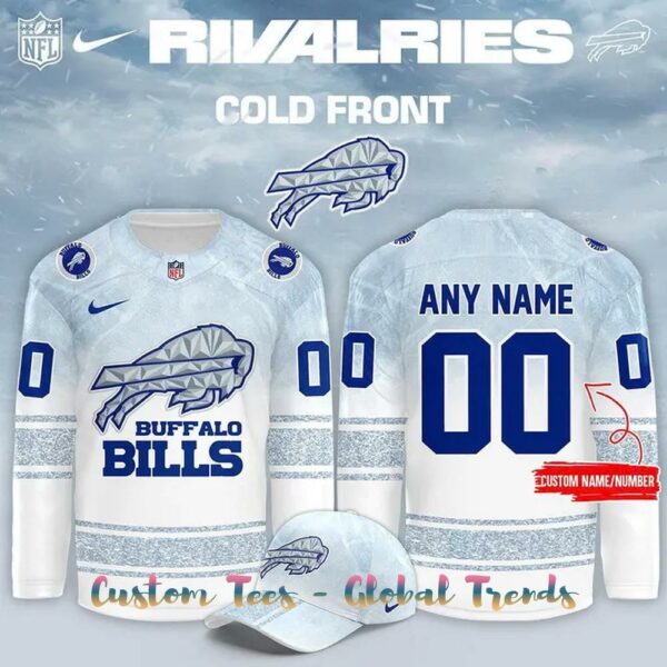 Buffalo Bills Rivalries Cold Front 2025 Personalized Special Hockey Jersey