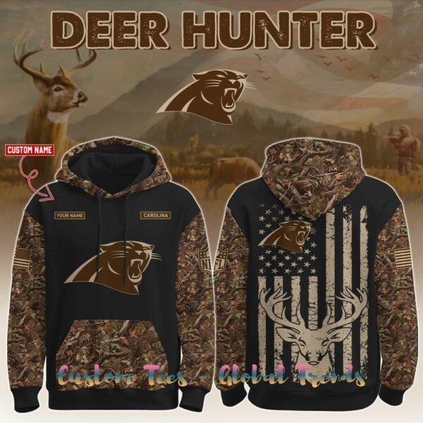 Carolina Panthers x Deer Hunting 2025 Special Edition Hoodie