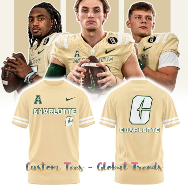 Charlotte 49ers 2025 Gold Rush Special Edition T-Shirt