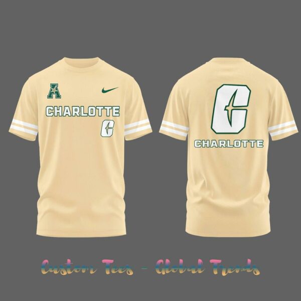Charlotte 49ers 2025 Gold Rush Special Edition T-Shirt