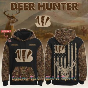 Cincinnati Bengals x Deer Hunting 2025 Special Edition Hoodie