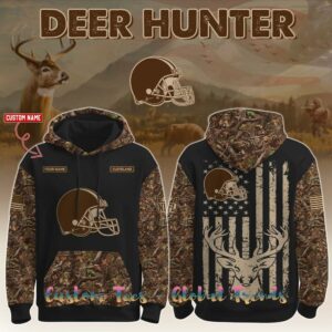 Cleveland Browns x Deer Hunting 2025 Special Edition Hoodie