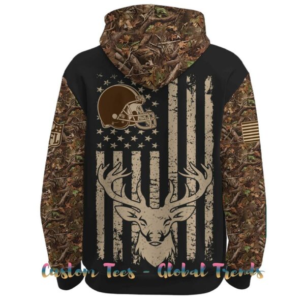 Cleveland Browns x Deer Hunting 2025 Special Edition Hoodie