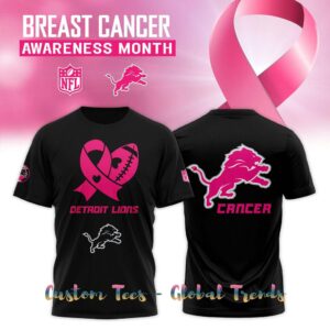 Detroit Lions Breast Cancer Awareness Month Special Edition Shirt Collection