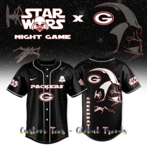 Green Bay Packers x Star Wars Night Game 2025 Special Edition Baseball Jersey