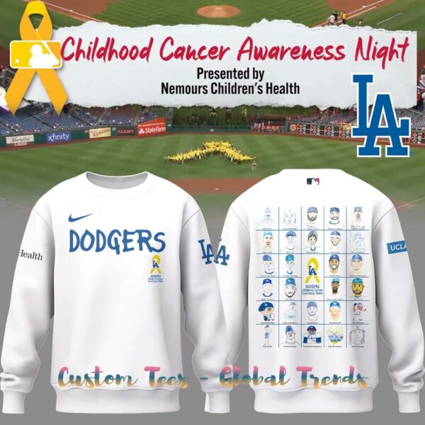 Los Angeles Dodgers Childhood Cancer Awareness Night 2025 Special Edition Shirt Collection