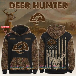 Los Angeles Rams x Deer Hunting 2025 Special Edition Hoodie