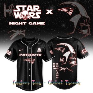 New England Patriots x Star Wars Night Game 2025 Special Edition Baseball Jersey