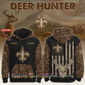 New Orleans Saints x Deer Hunting 2025 Special Edition Hoodie