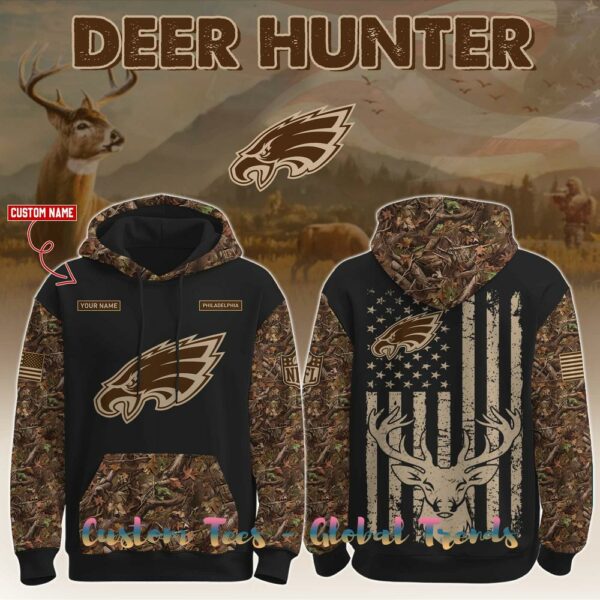 Philadelphia Eagles x Deer Hunting 2025 Special Edition Hoodie