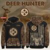 Pittsburgh Steelers x Deer Hunting 2025 Special Edition Hoodie 1 1