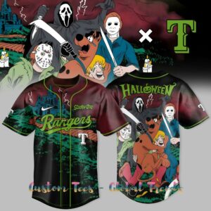 Texas Rangers x Scooby-Doo Halloween 2025 Special Edition Baseball Jersey